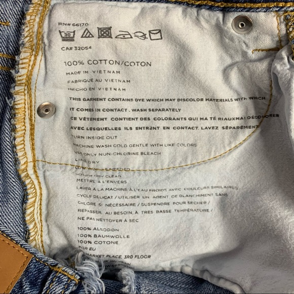 BDG High Rise Dree Cheeky Cutoff Shorts Size 25 - Picture 4 of 11